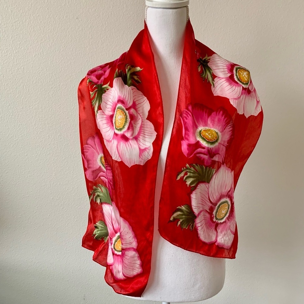 Floral scarf  10/53 inch